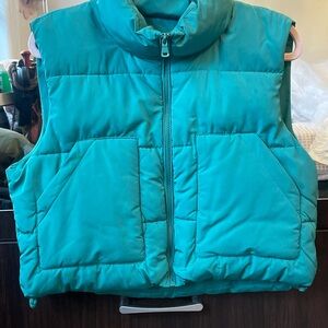 Kids Teal Puffer Vest